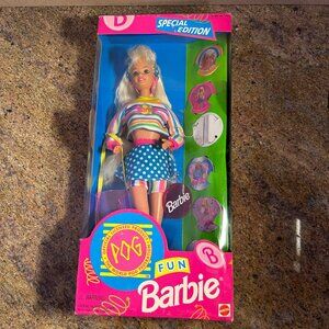 Mattel 1994 “POG Fun” Barbie Doll *NEW*